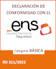 Distintivo ENS — Declaración de conformidad básica RD 311-2022