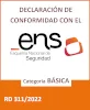 Distintivo ENS — Declaración de conformidad básica RD 311-2022